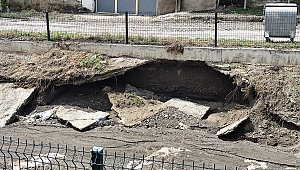 ARİFEGAZİLİ'DE YAĞMURUN ŞİDDETİ ORTAYA ÇIKTI...