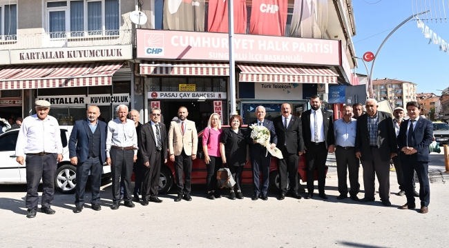 MAMAK BELEDİYE BAŞKANI VELİ GÜNDÜZ SUNGURLU’DA...