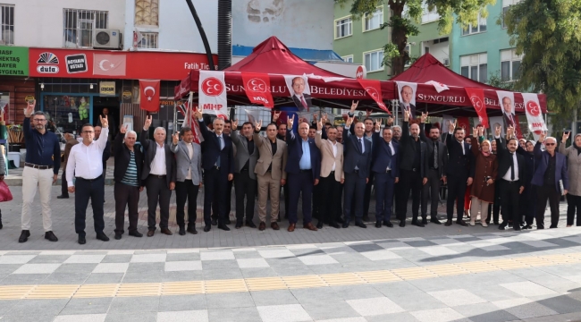 MHP'NİN ÜYE STANDINA YOĞUN İLGİ…